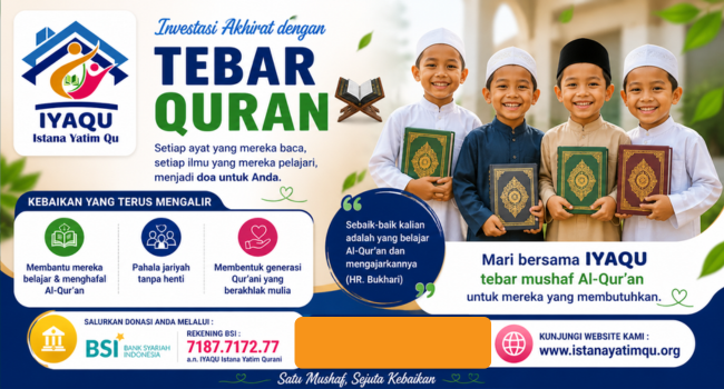 BERANDA Tebar Quran Iyaqu